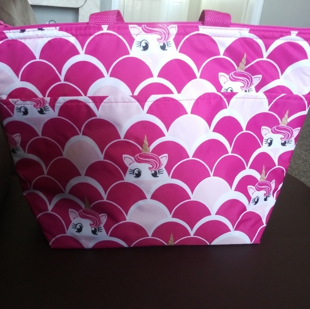 Unicorn thermal tote